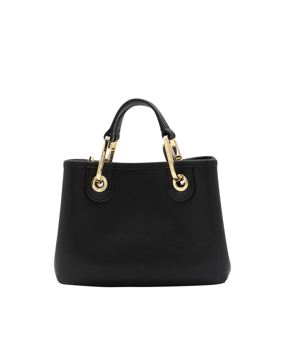 EMPORIO ARMANI Черная сумка тоут, фото 2