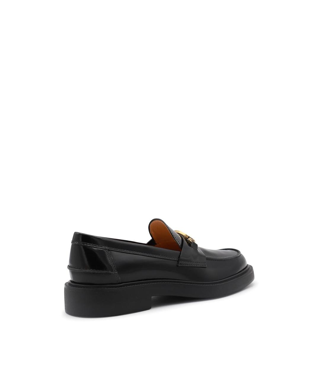 TOD'S Черные кожаные лоферы, фото 3