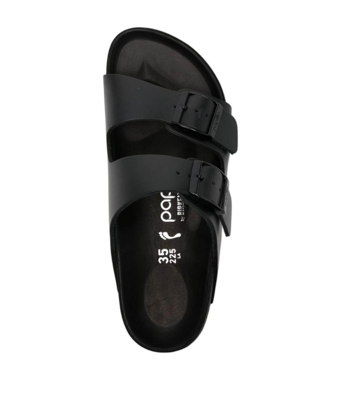BIRKENSTOCK Черные кожаные сандалии, фото 4