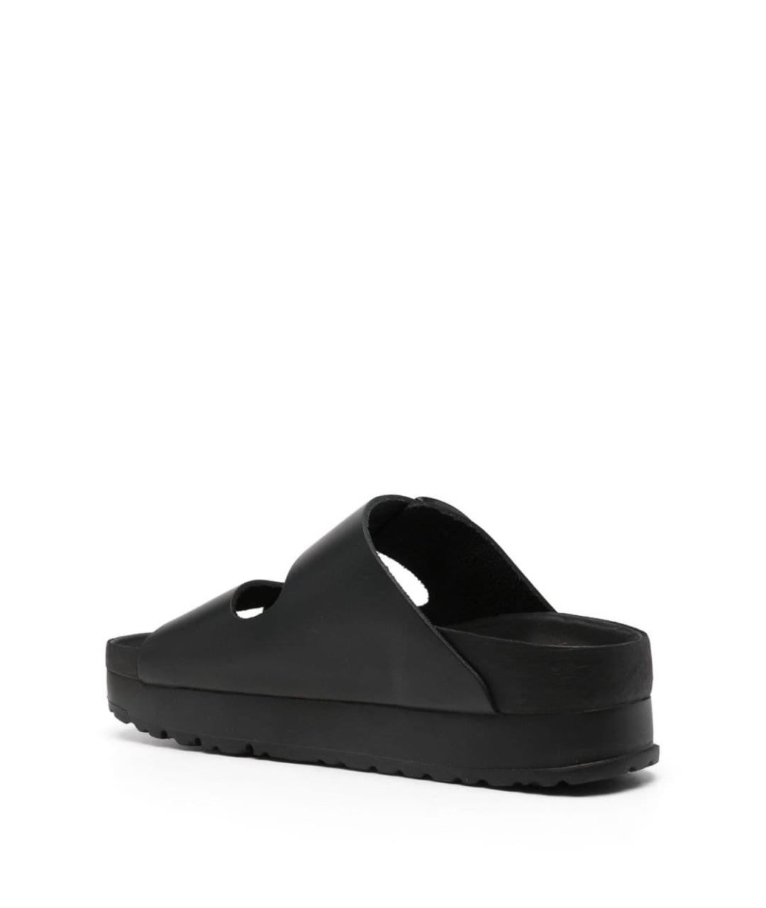 BIRKENSTOCK Черные кожаные сандалии, фото 3