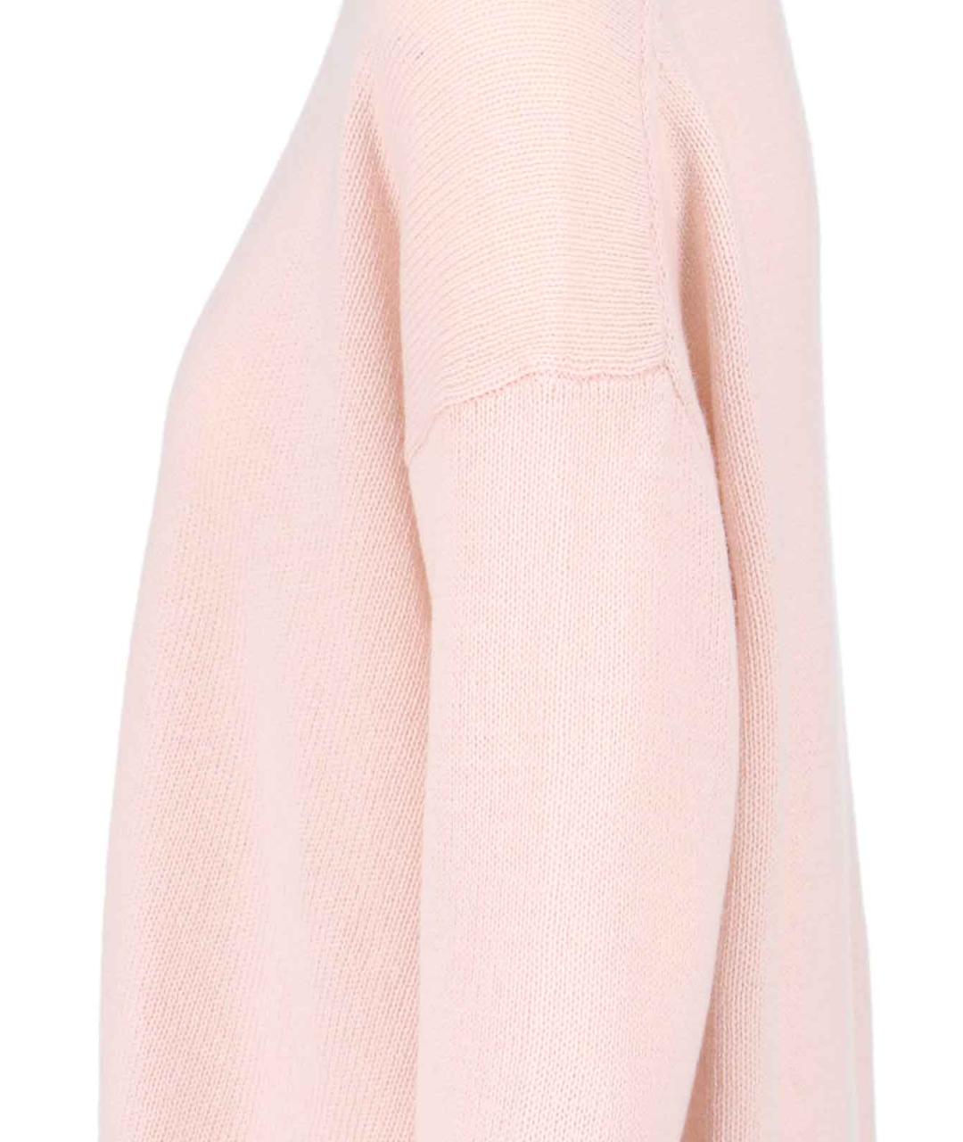JIL SANDER Розовый кашемировый джемпер / свитер, фото 3