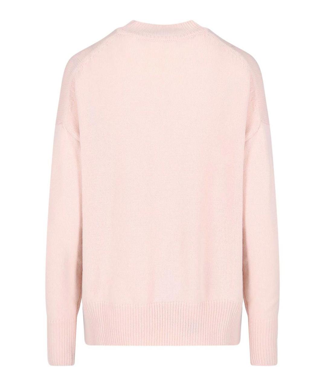 JIL SANDER Розовый кашемировый джемпер / свитер, фото 2
