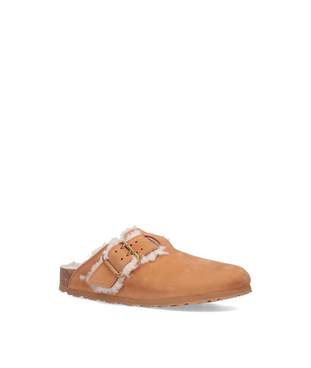 BIRKENSTOCK Коричневые кожаные сандалии, фото 2
