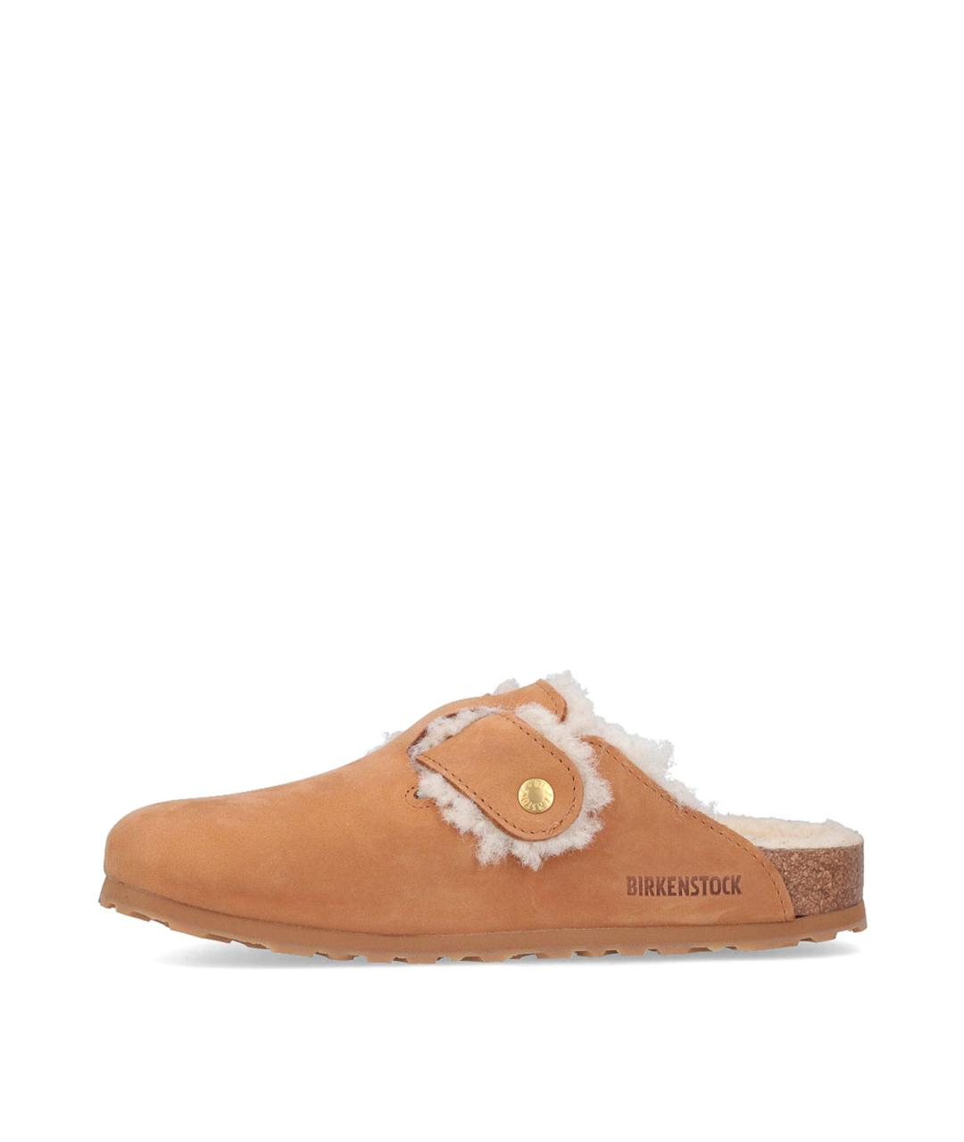 BIRKENSTOCK Коричневые кожаные сандалии, фото 3