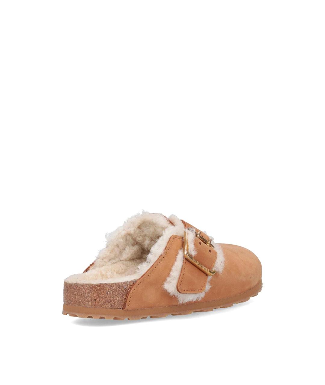 BIRKENSTOCK Коричневые кожаные сандалии, фото 4