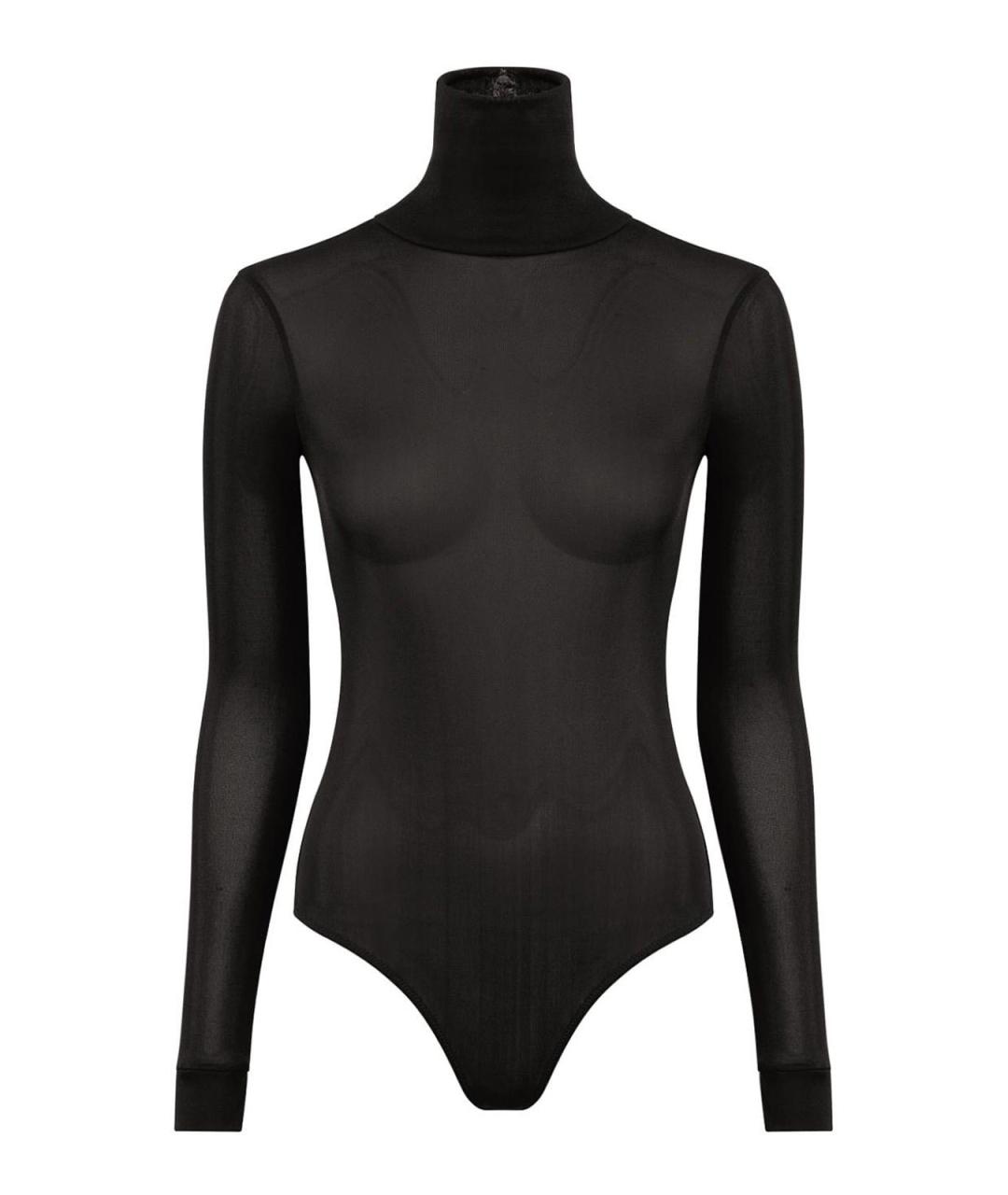 MAISON MARGIELA Черное хлопковое боди, фото 1