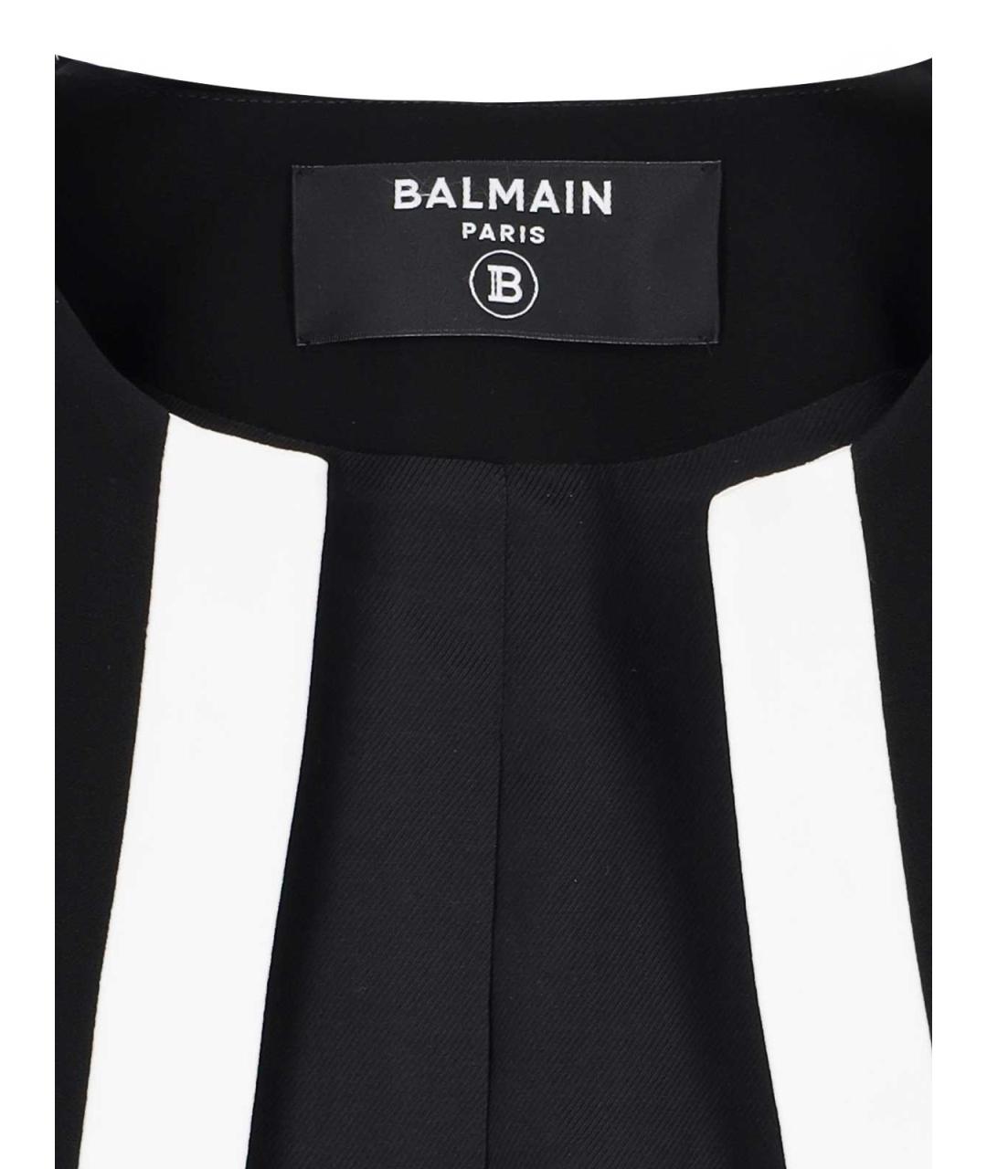 BALMAIN Черный вискозный джемпер / свитер, фото 3