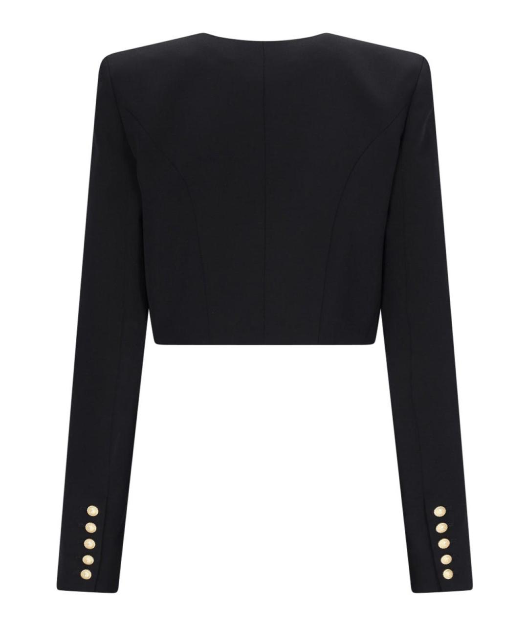 BALMAIN Черный вискозный джемпер / свитер, фото 2