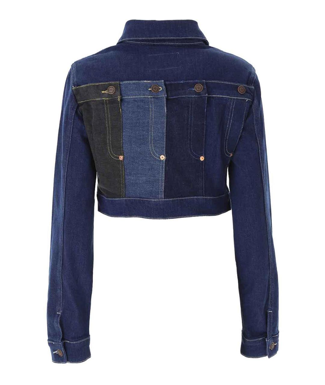 MOSCHINO JEANS Синяя хлопковая куртка, фото 3