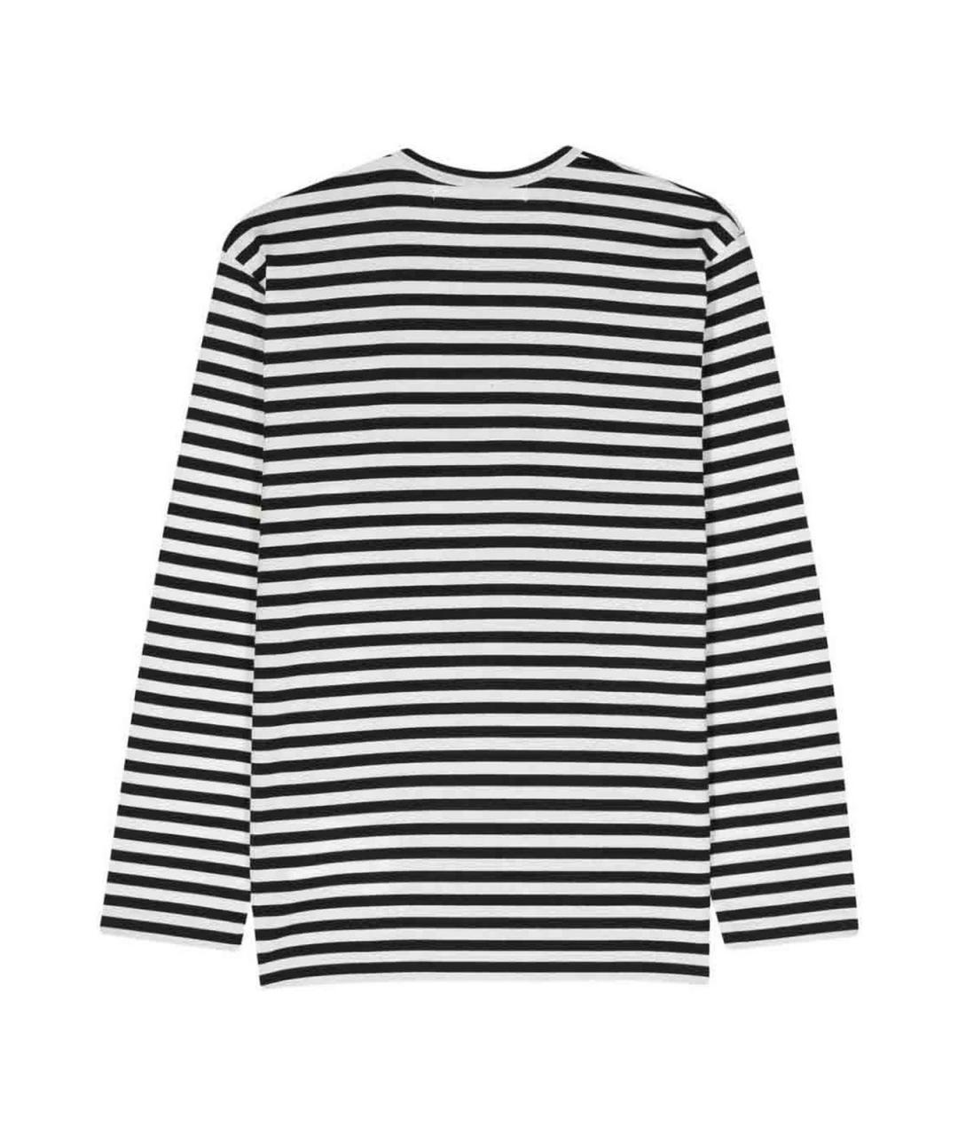 COMME DES GARÇONS Черная хлопковая футболка, фото 2