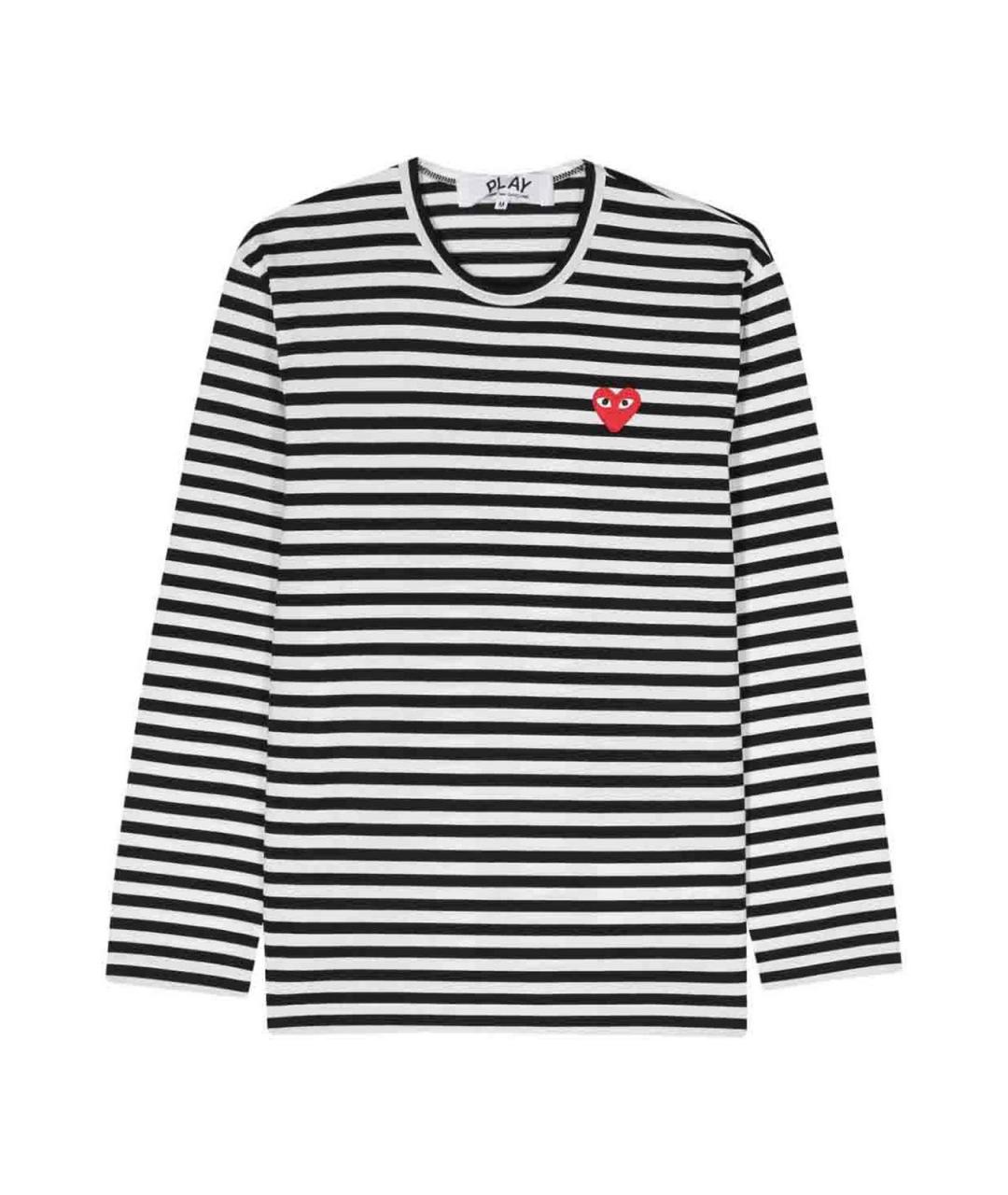COMME DES GARÇONS Черная хлопковая футболка, фото 1