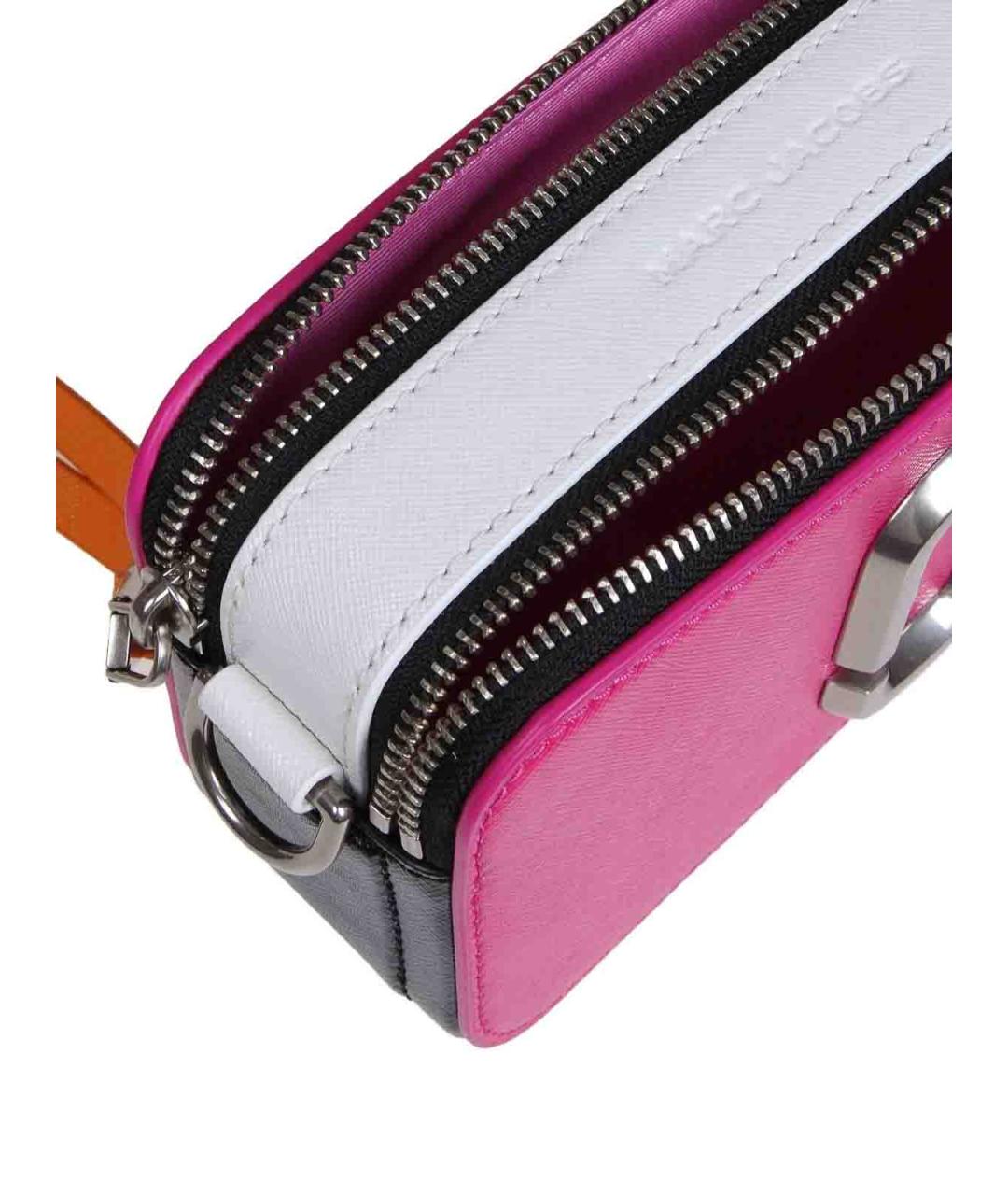 MARC JACOBS Фуксия кожаная сумка через плечо, фото 4