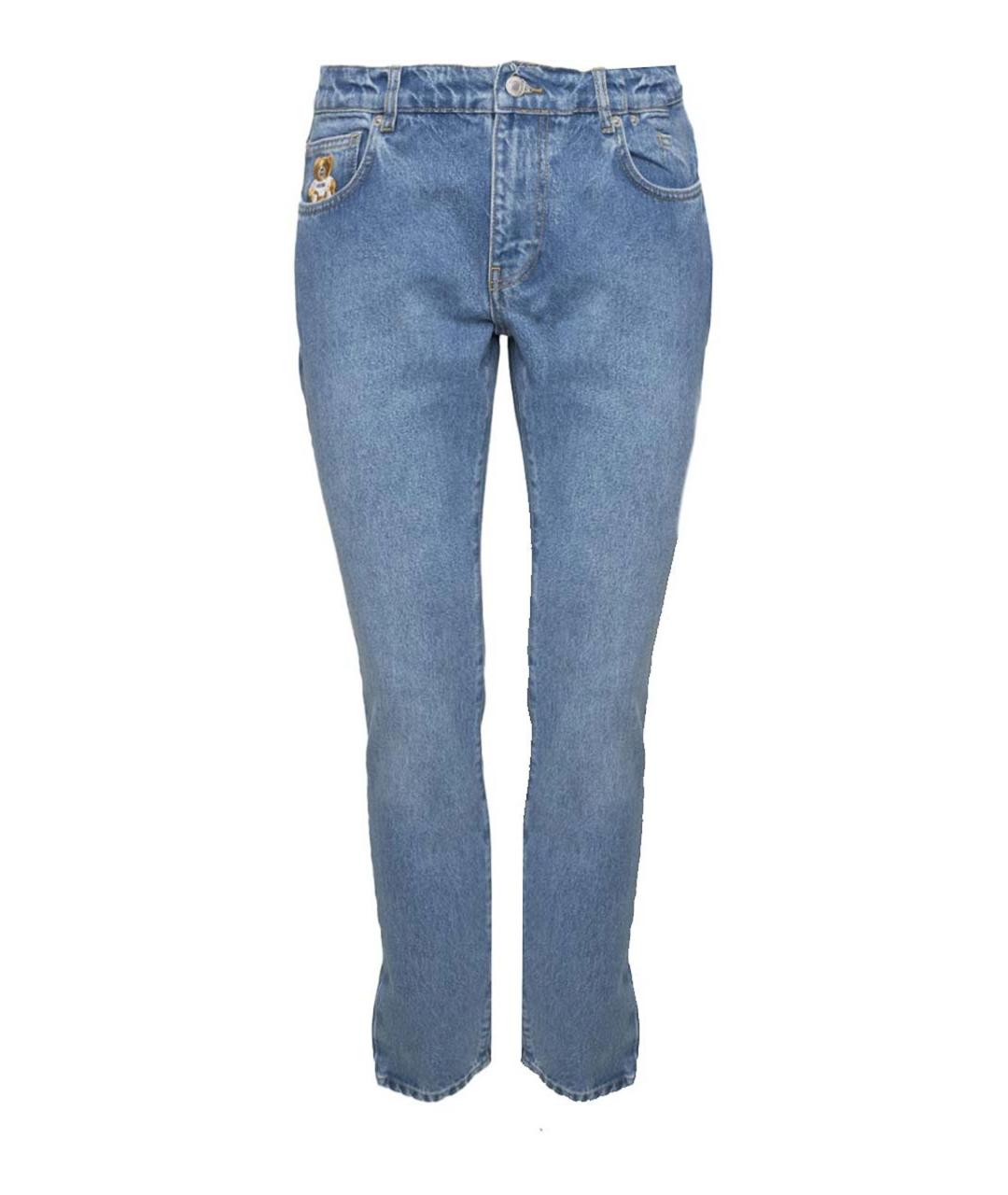 MOSCHINO Синие хлопковые шорты, фото 1
