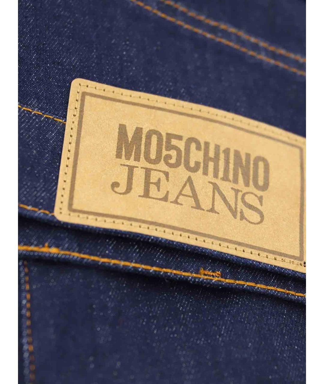 MOSCHINO JEANS Синее хлопковое платье, фото 4