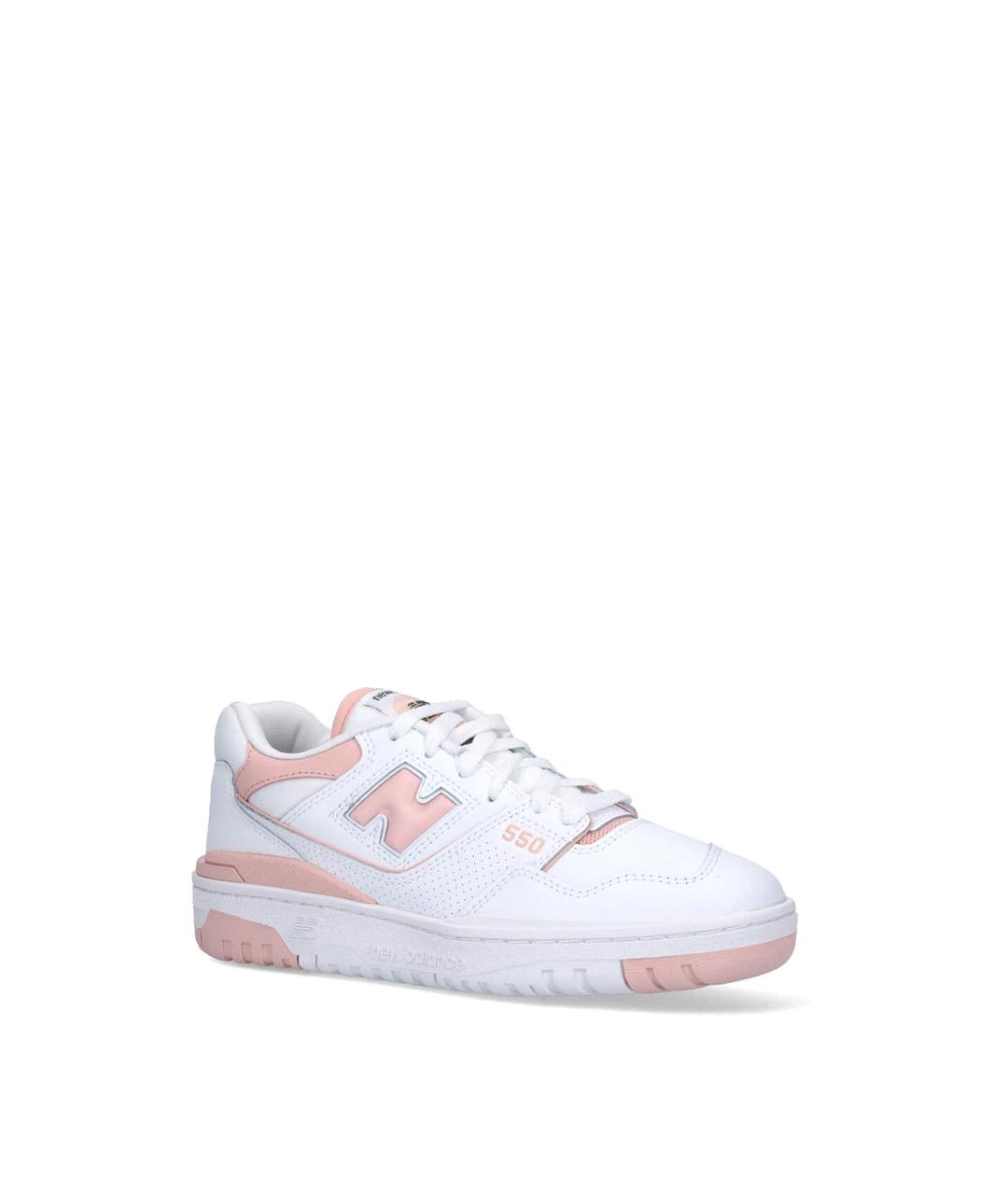 NEW BALANCE Белые кожаные кроссовки, фото 2