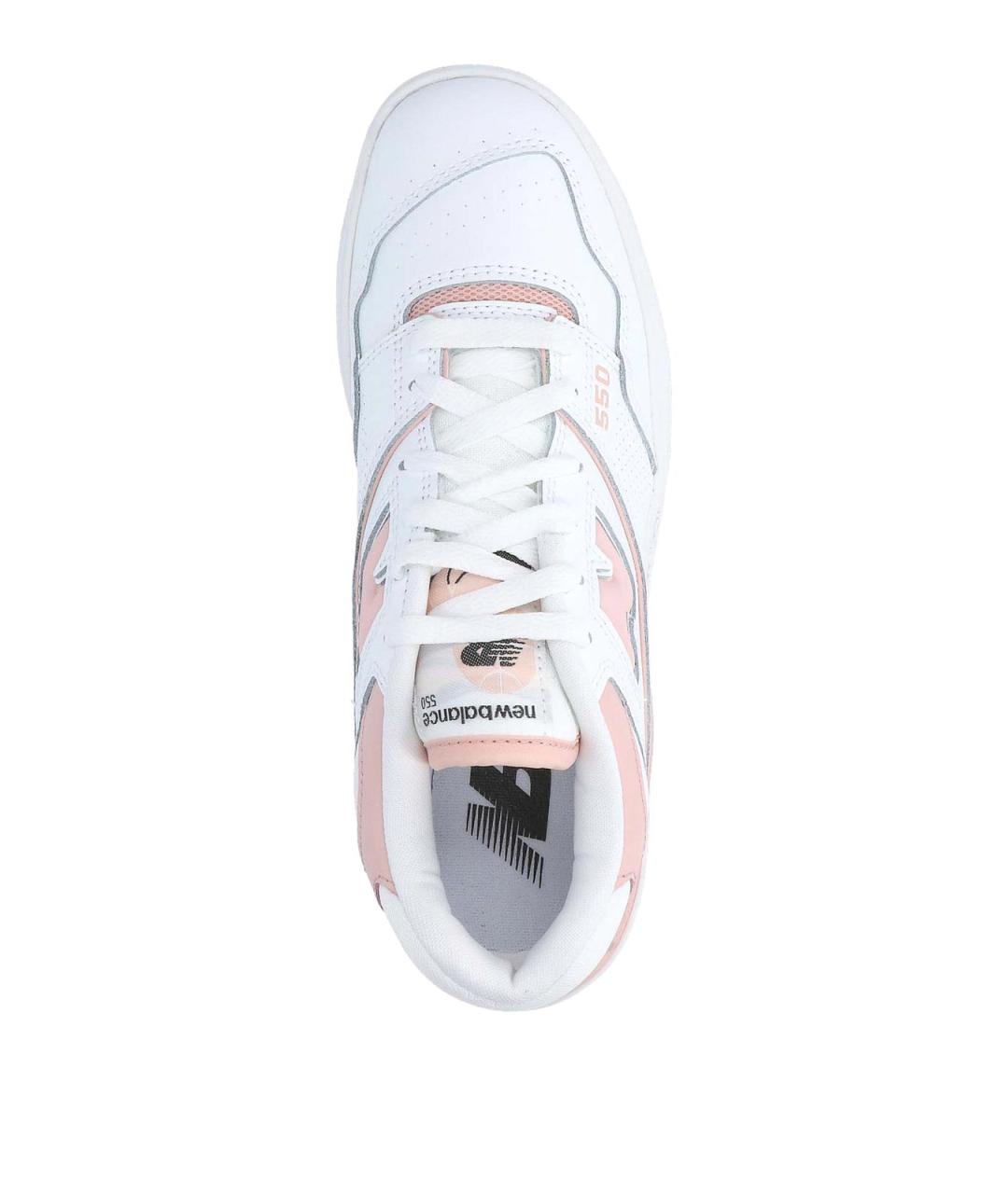 NEW BALANCE Белые кожаные кроссовки, фото 5