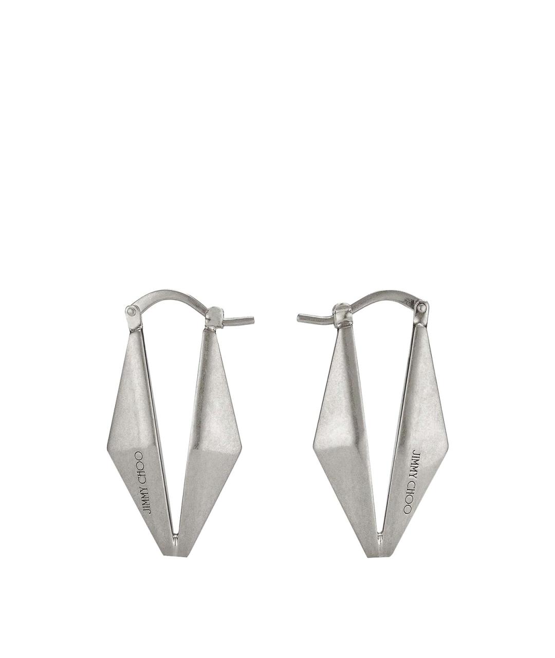 JIMMY CHOO Серебряные металлические серьги, фото 1