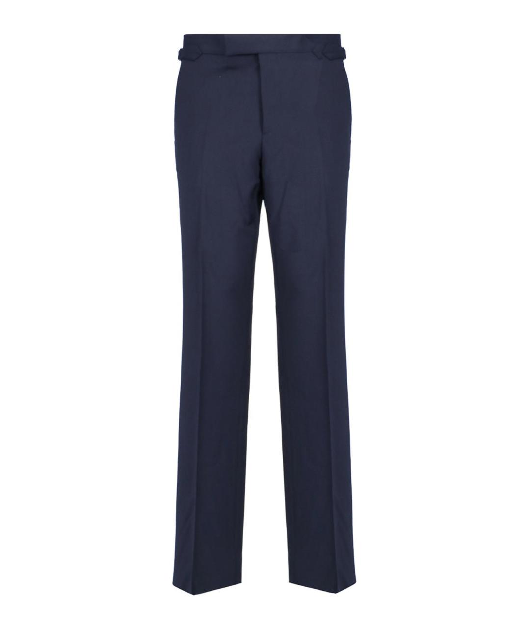 VIVIENNE WESTWOOD Синие шерстяные повседневные брюки, фото 1