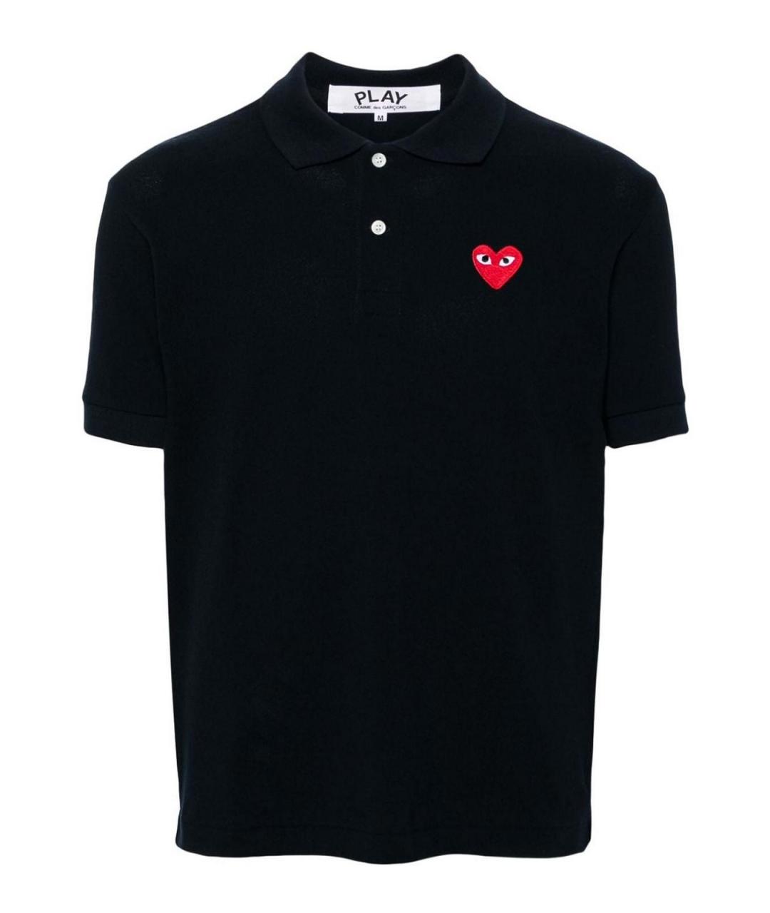 COMME DES GARÇONS Синяя хлопковая футболка, фото 1