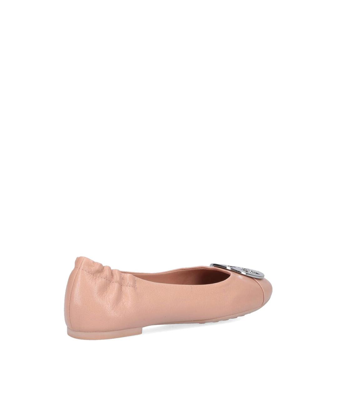 TORY BURCH Розовые кожаные балетки, фото 4