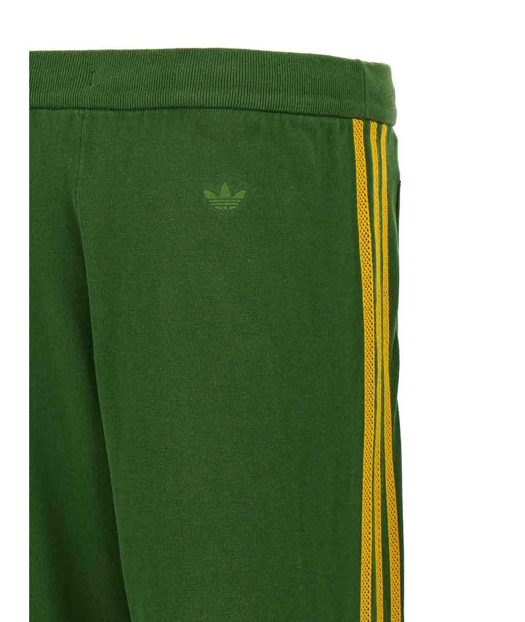 ADIDAS Зеленые хлопковые повседневные брюки, фото 5