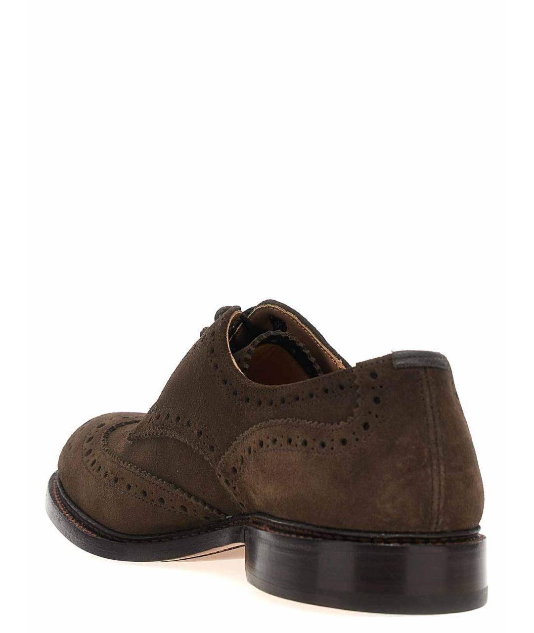 TRICKER'S Коричневые замшевые туфли, фото 3