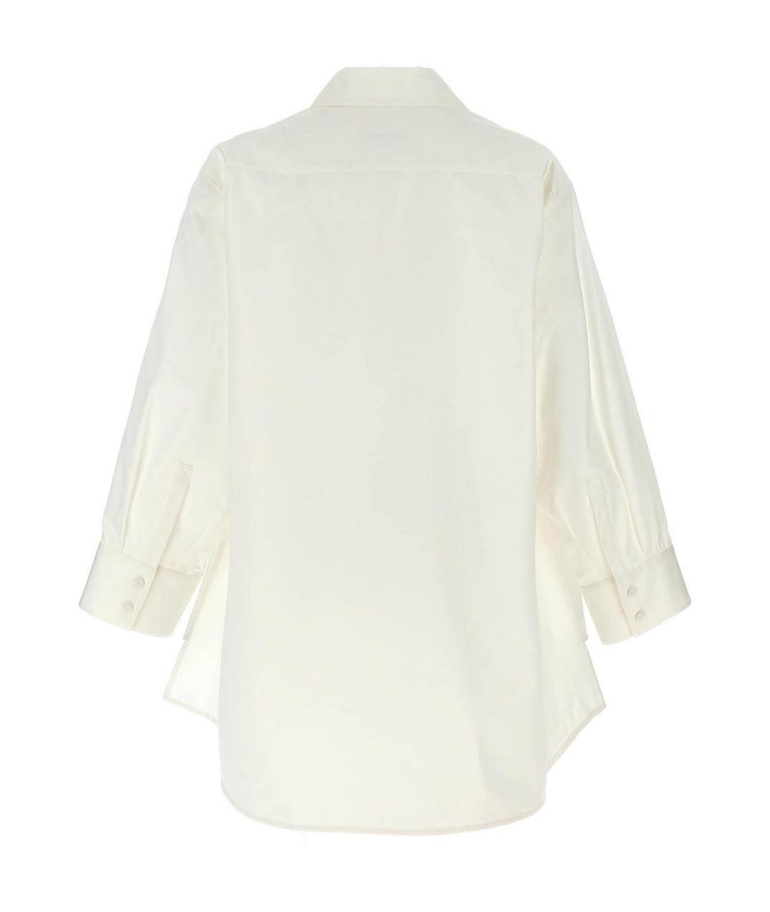 JIL SANDER Белая хлопковая рубашка, фото 2