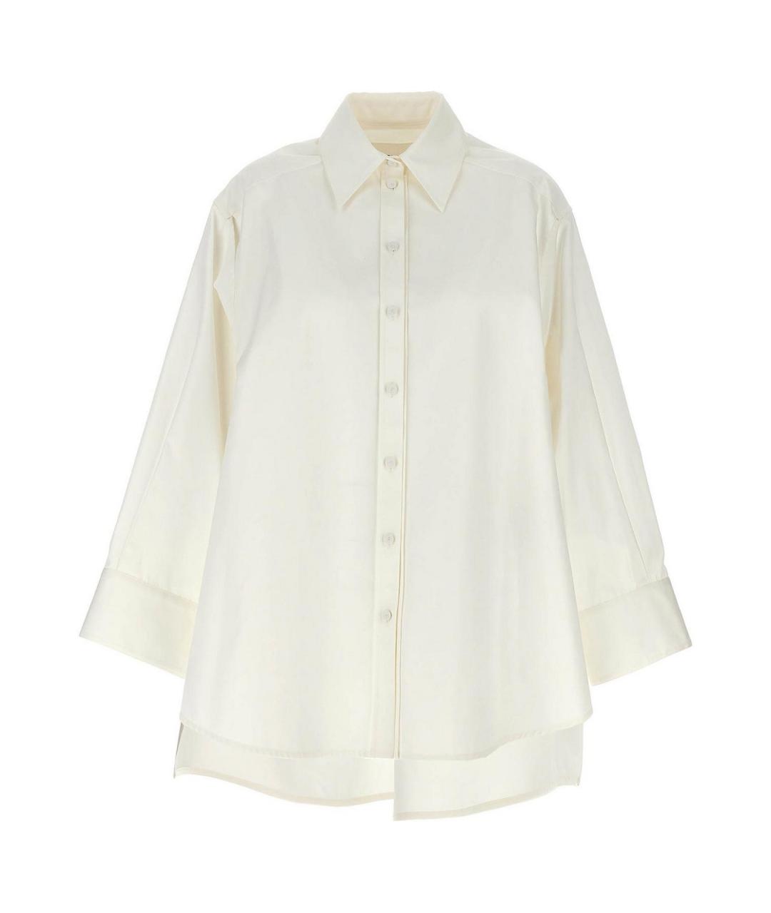 JIL SANDER Белая хлопковая рубашка, фото 1