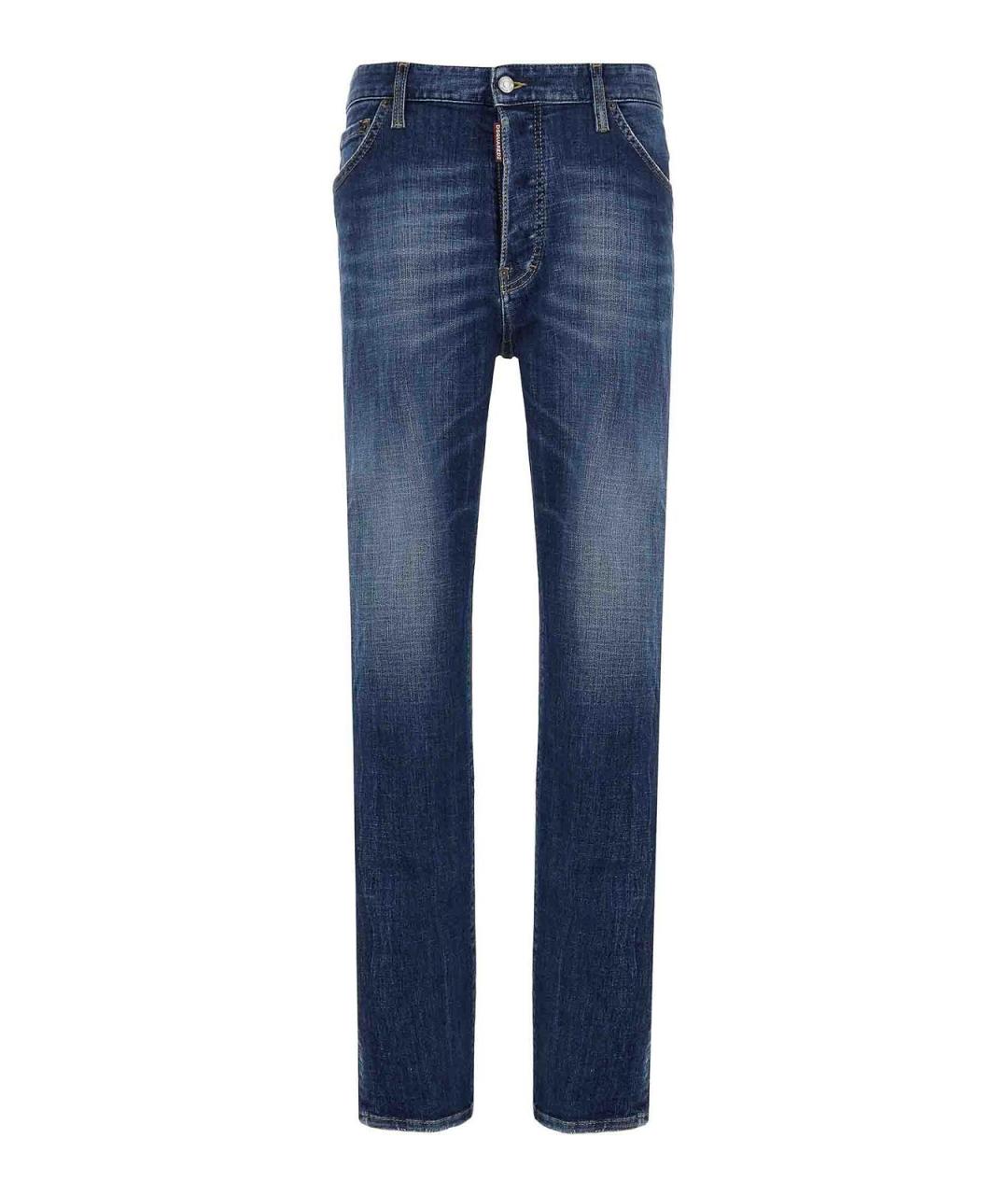 DSQUARED2 Синие хлопковые джинсы, фото 1