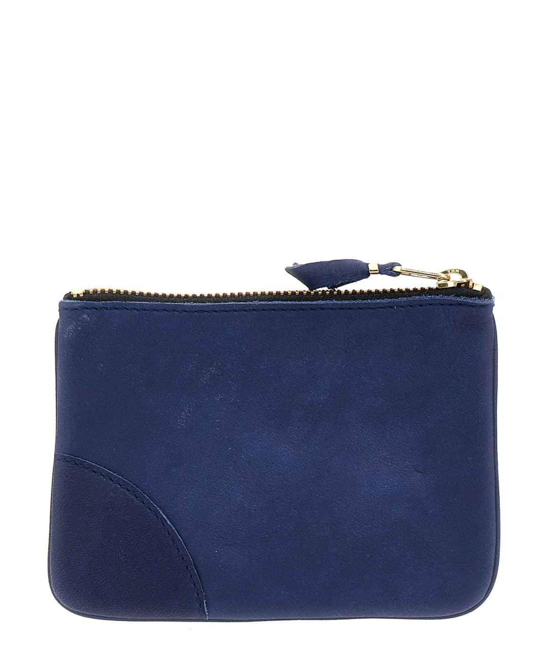 COMME DES GARÇONS WALLET Синий кожаный кошелек, фото 2