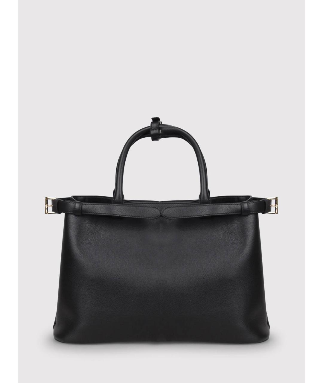 PRADA Черная кожаная сумка тоут, фото 2