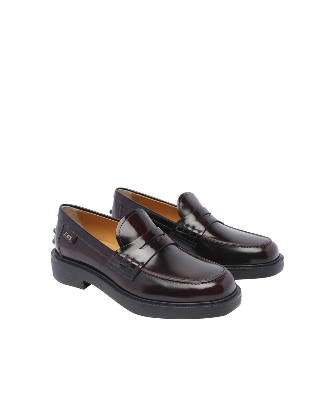 TOD'S Черные кожаные лоферы, фото 2
