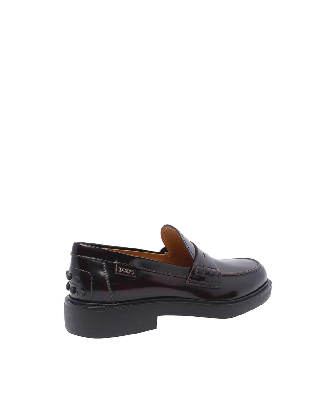 TOD'S Черные кожаные лоферы, фото 3
