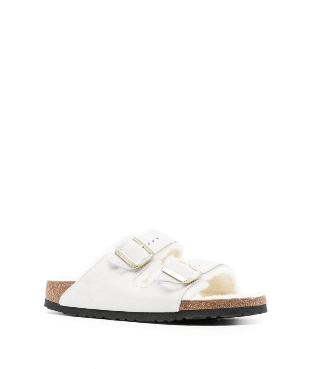BIRKENSTOCK Белые замшевые балетки, фото 4