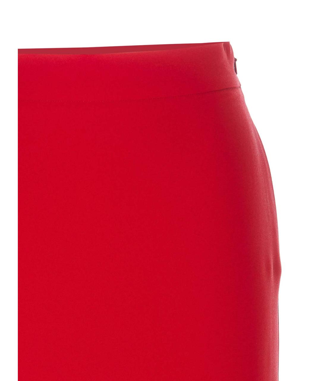 MOSCHINO Красная шерстяная юбка макси, фото 4