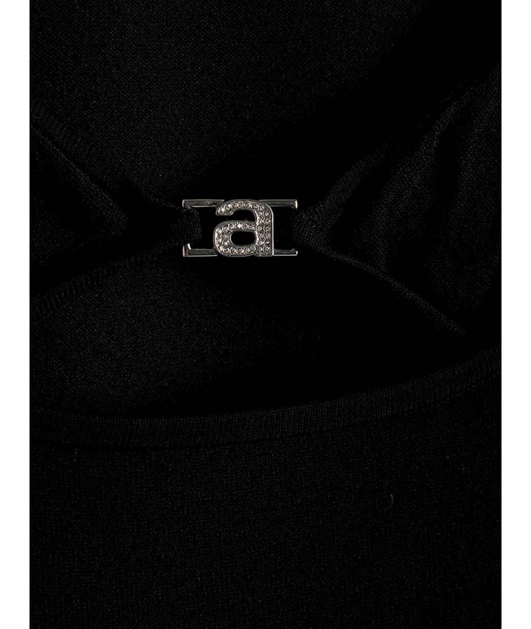 ALEXANDER WANG Черное вискозное повседневное платье, фото 4