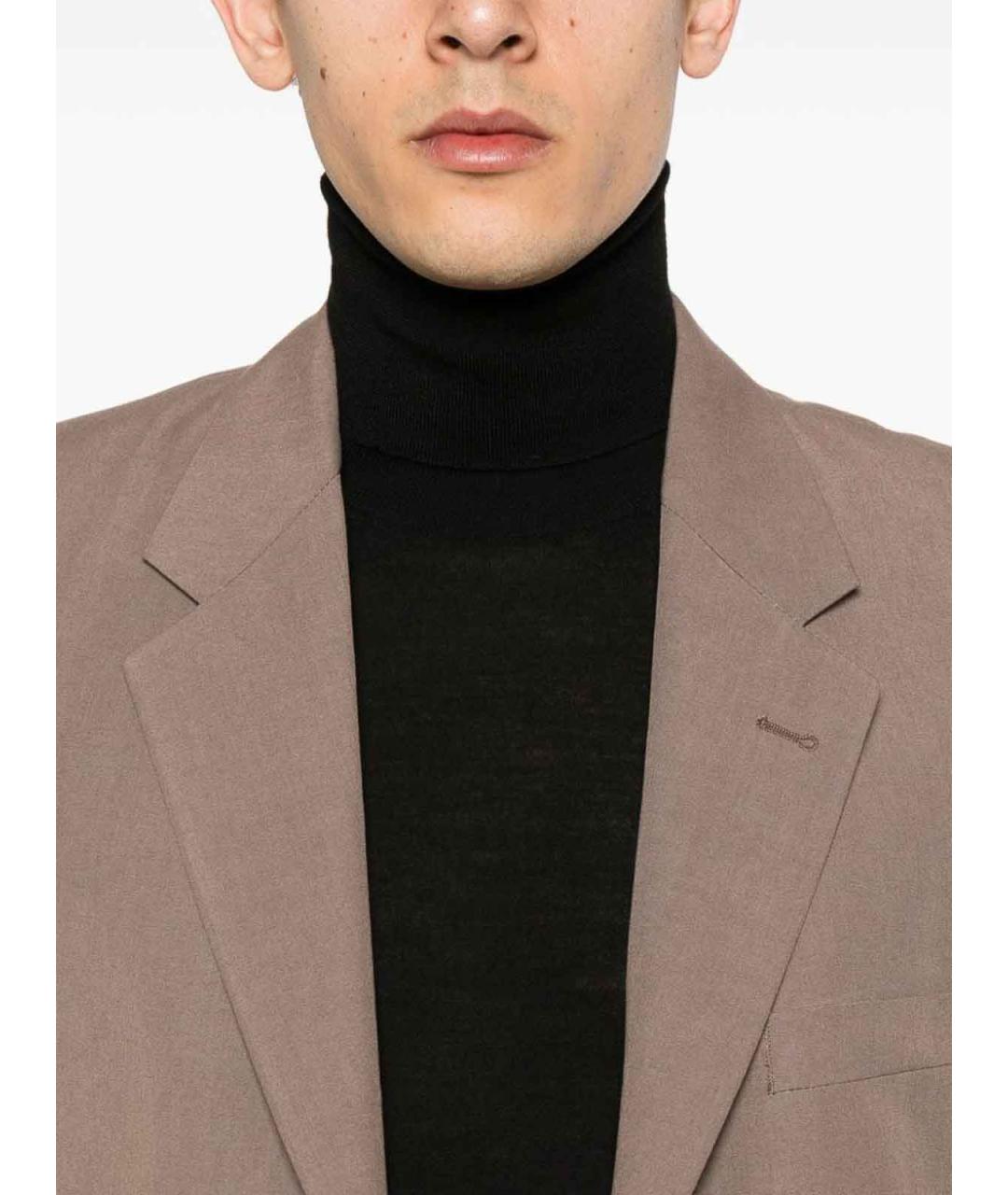 JIL SANDER Черный шерстяной джемпер / свитер, фото 2