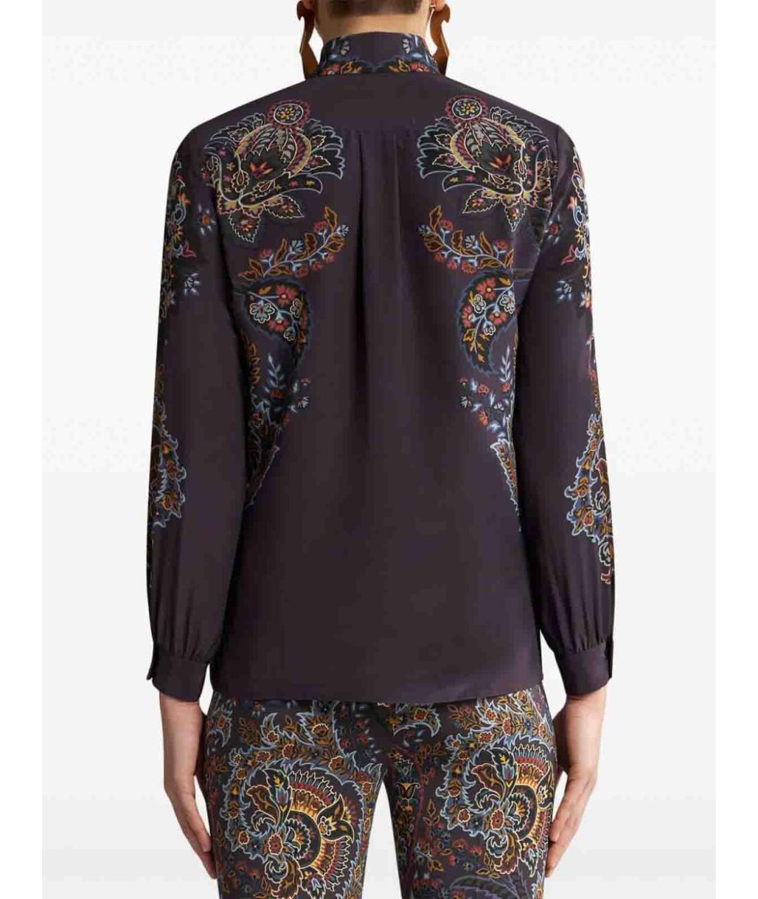 ETRO Мульти шелковая рубашка, фото 4