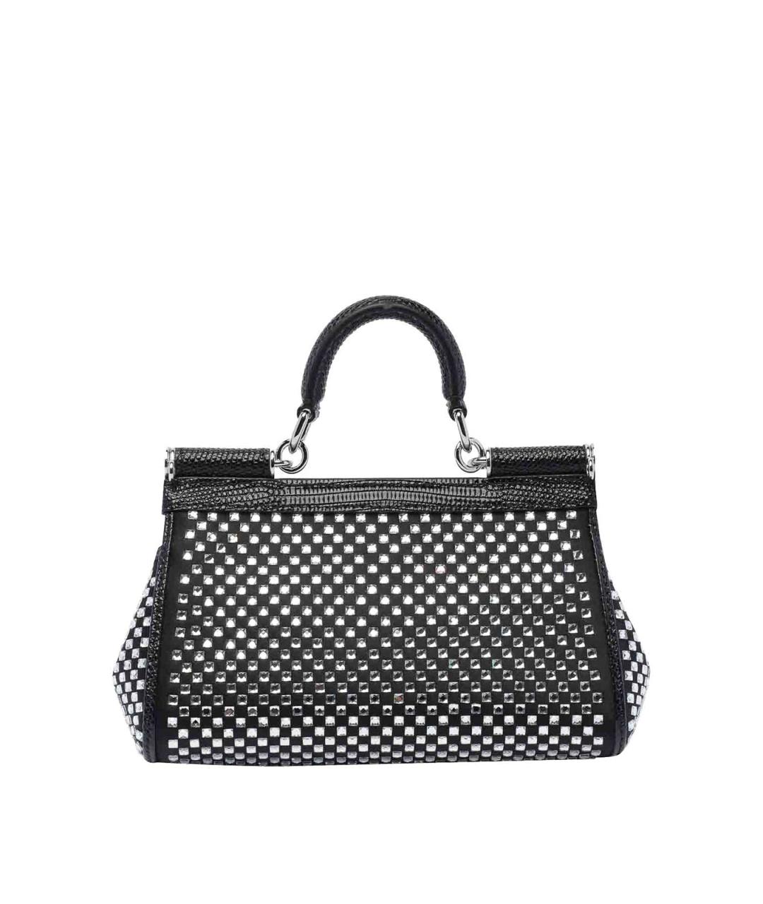 DOLCE&GABBANA Черная сумка тоут, фото 3