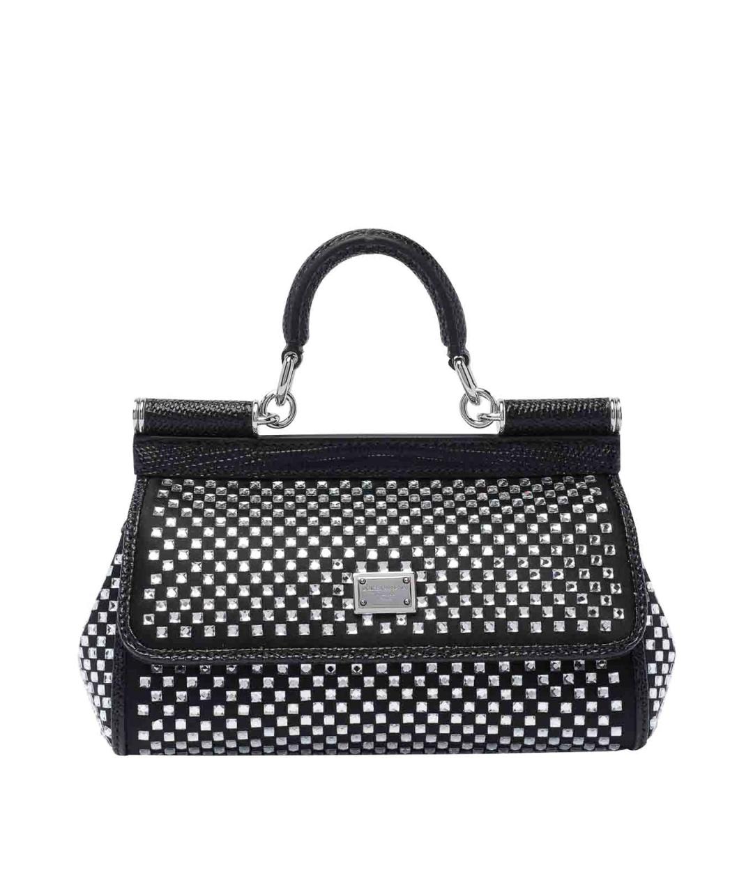 DOLCE&GABBANA Черная сумка тоут, фото 1