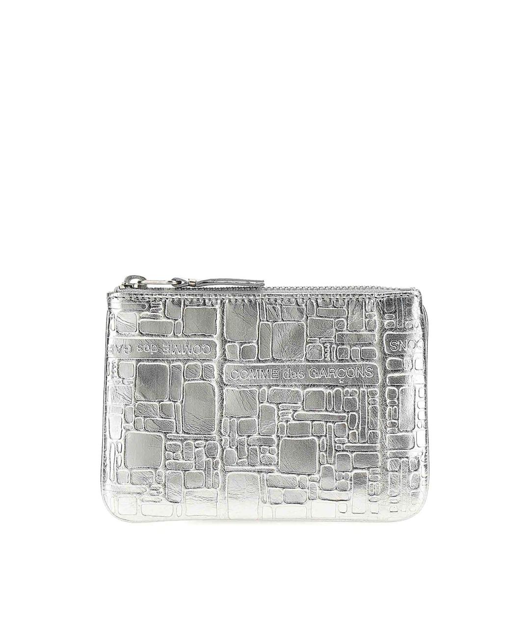 COMME DES GARÇONS WALLET Серебряный кожаный кошелек, фото 1