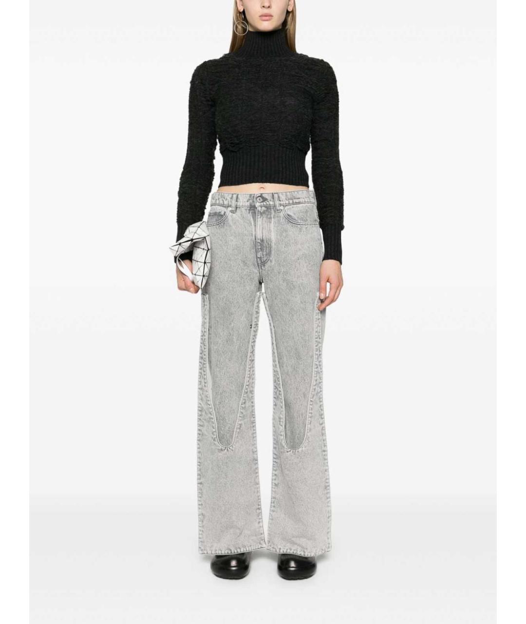 MM6 MAISON MARGIELA Черная шерстяная водолазка, фото 5