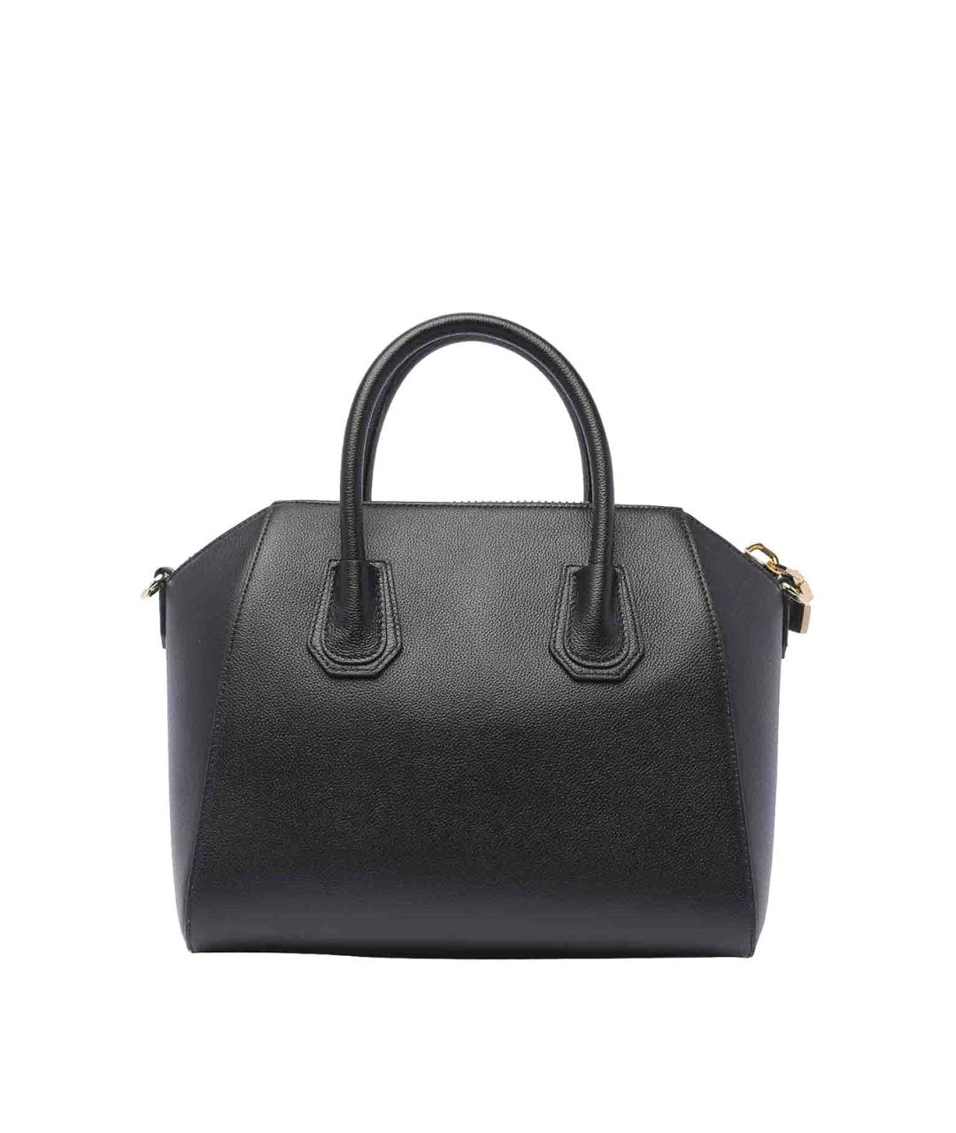 GIVENCHY Черная кожаная сумка тоут, фото 3