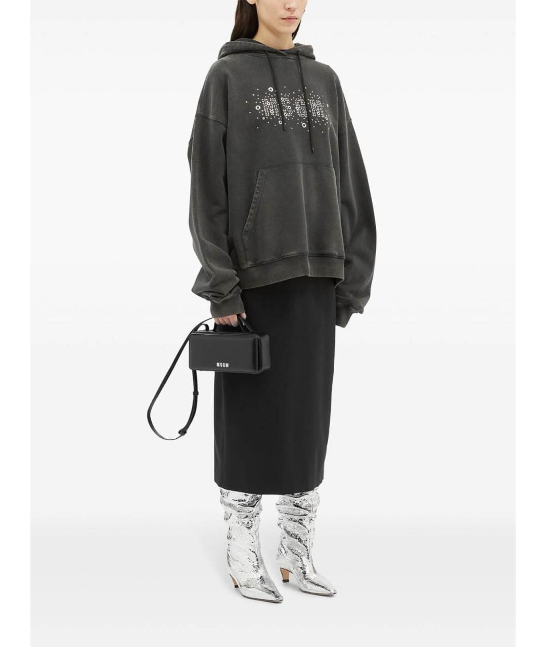 MSGM Черные прямые джинсы, фото 2