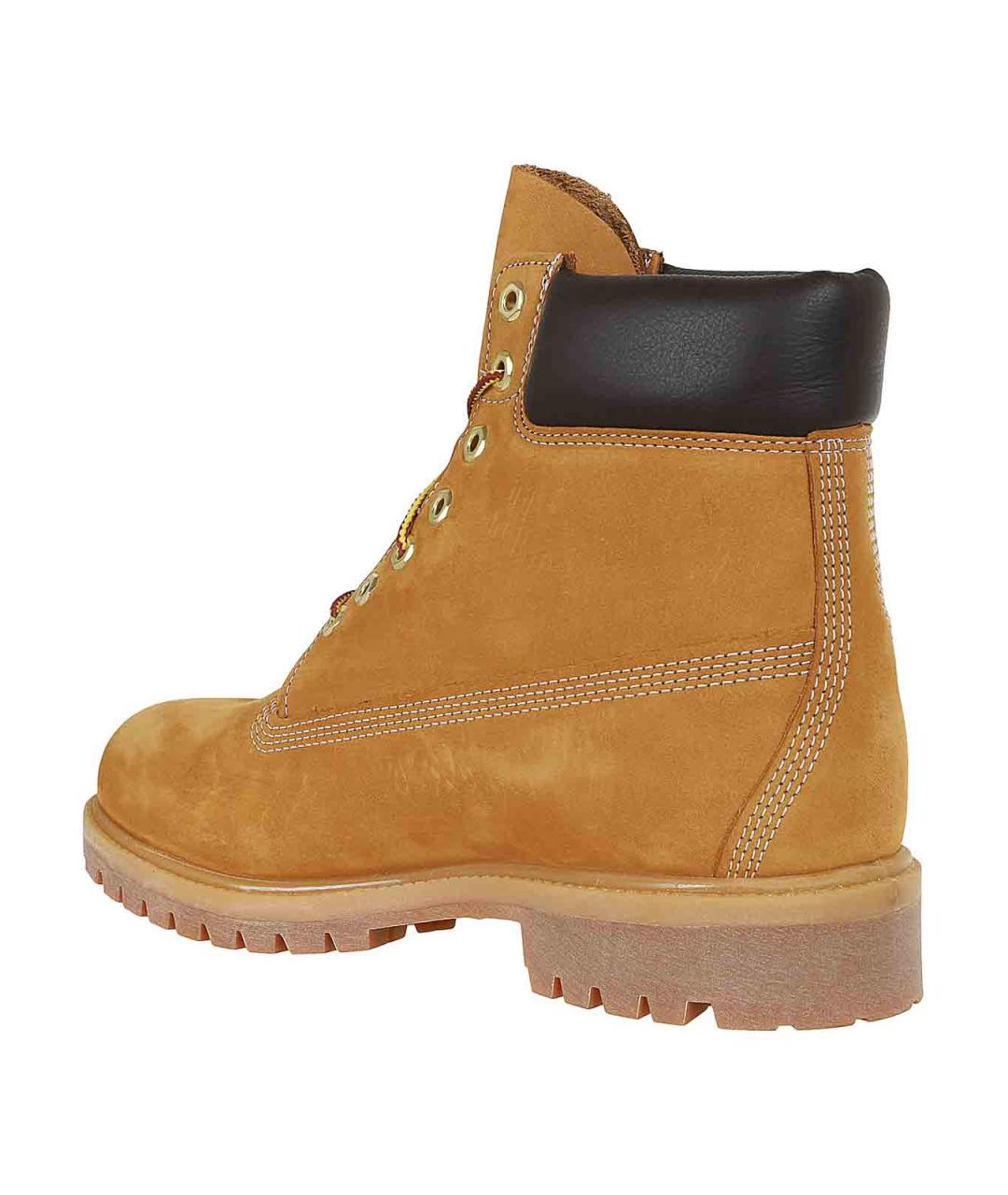 TIMBERLAND Желтые кожаные высокие ботинки, фото 3