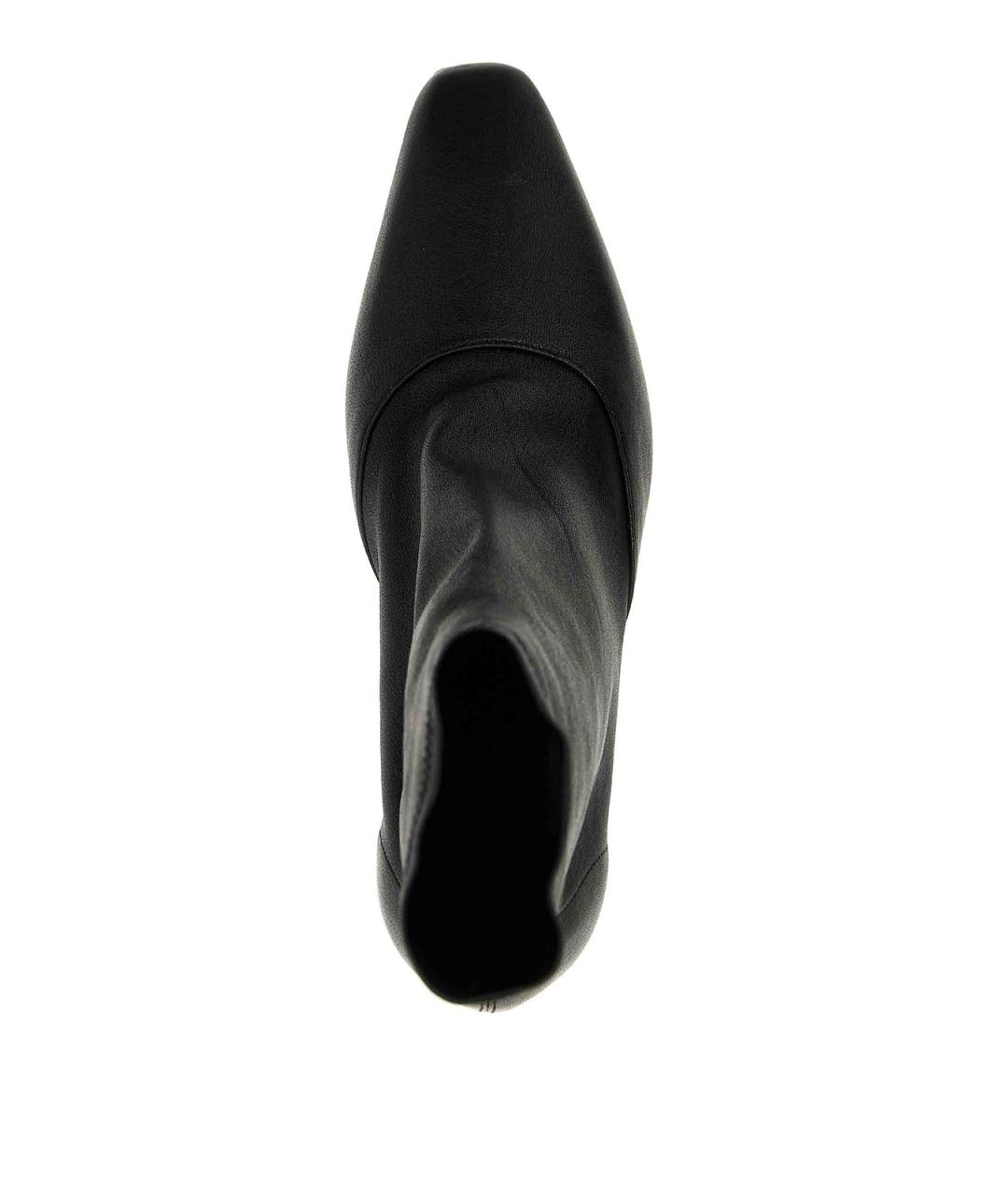 FERRAGAMO Черные кожаные ботильоны, фото 3