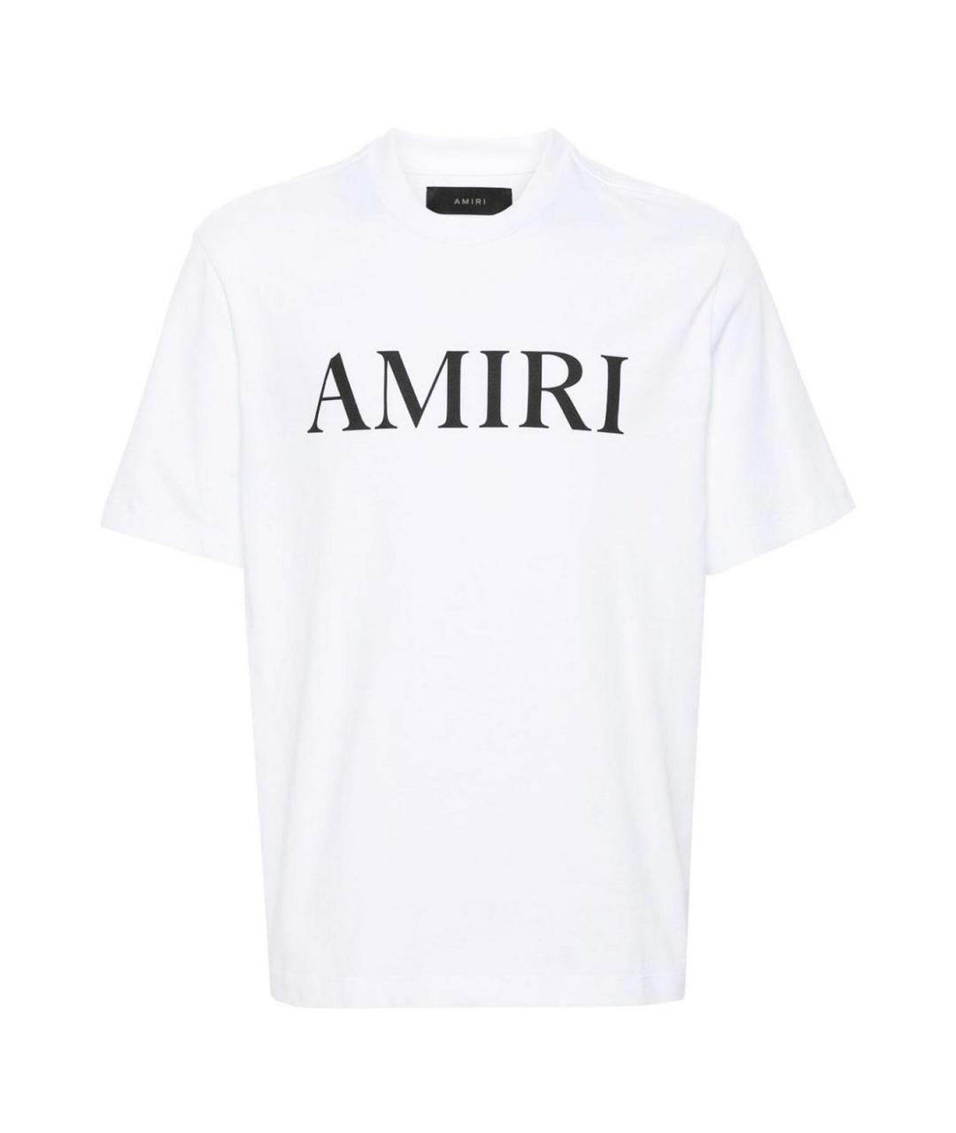 AMIRI Белая хлопковая футболка, фото 1