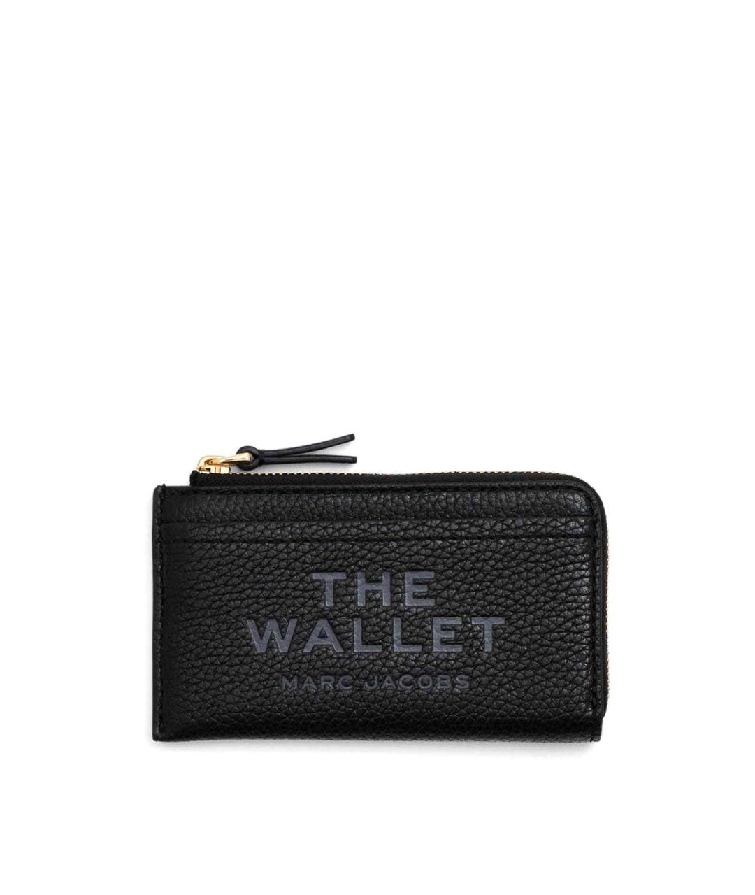 MARC JACOBS Черный кожаный кошелек, фото 1