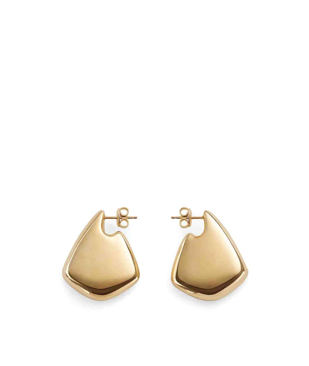 BOTTEGA VENETA Золотые серебряные серьги, фото 1