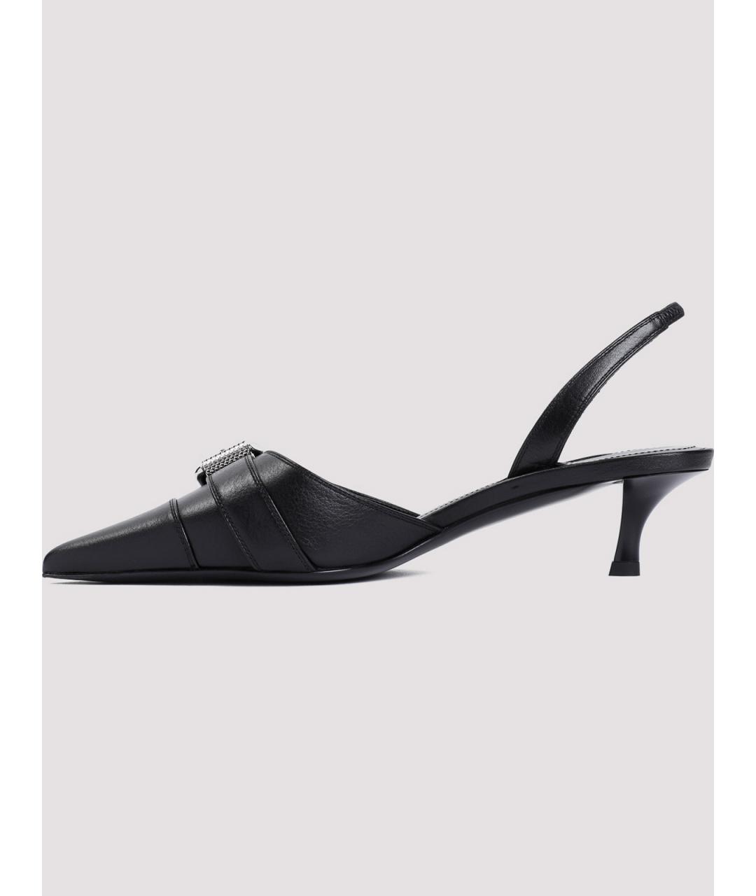 GIVENCHY Черные кожаные туфли, фото 3